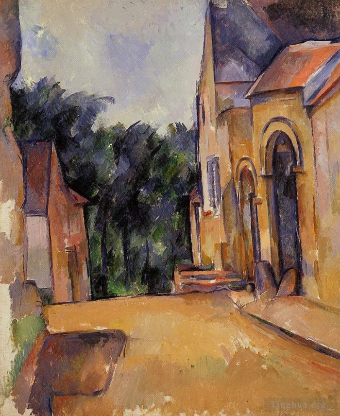 Paul Cezanne Oil Painting - Farm at Montgeroult