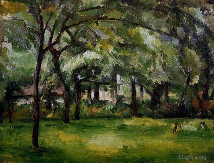 Paul Cezanne Oil Painting - Farm in Normandy Summer