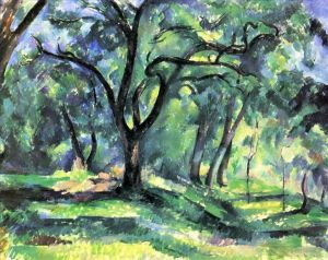 Artist Paul Cezanne's Work - Forest 1890
