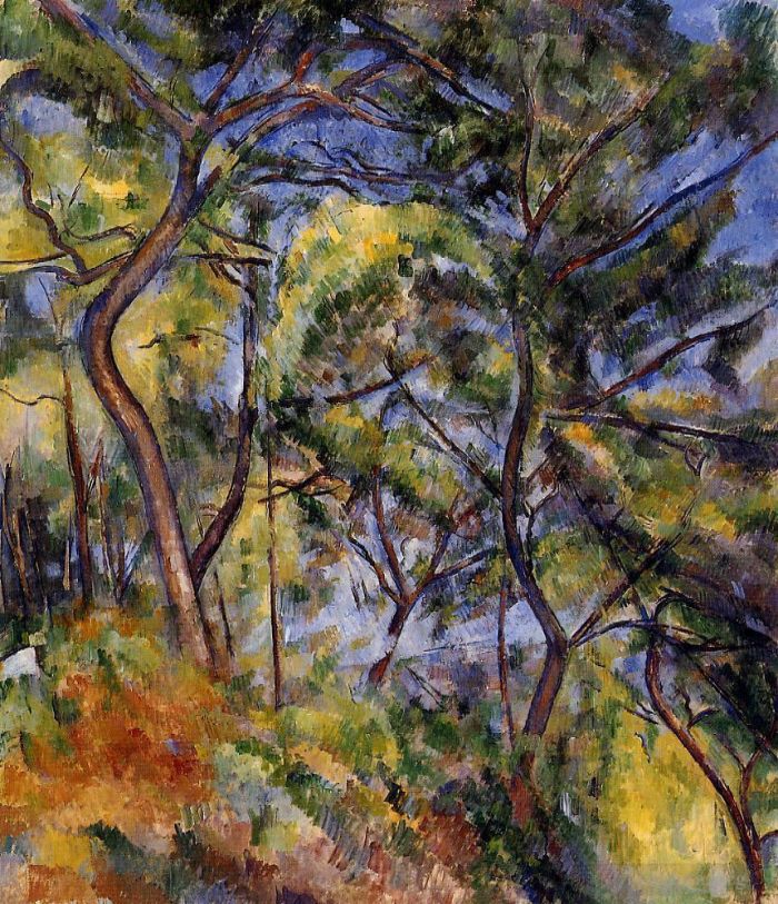 Paul Cezanne Oil Painting - Forest