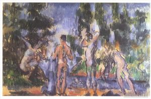 Artist Paul Cezanne's Work - Four Bathers
