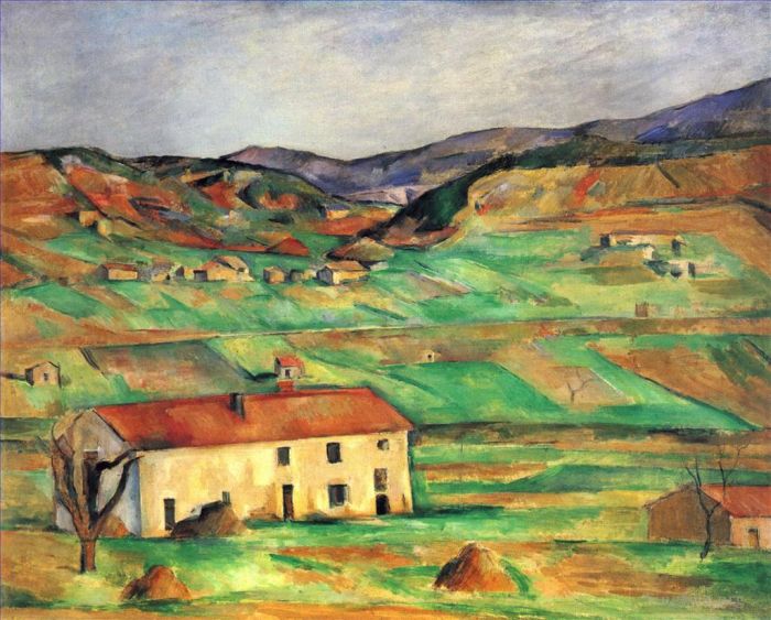 Paul Cezanne Oil Painting - Gardanne