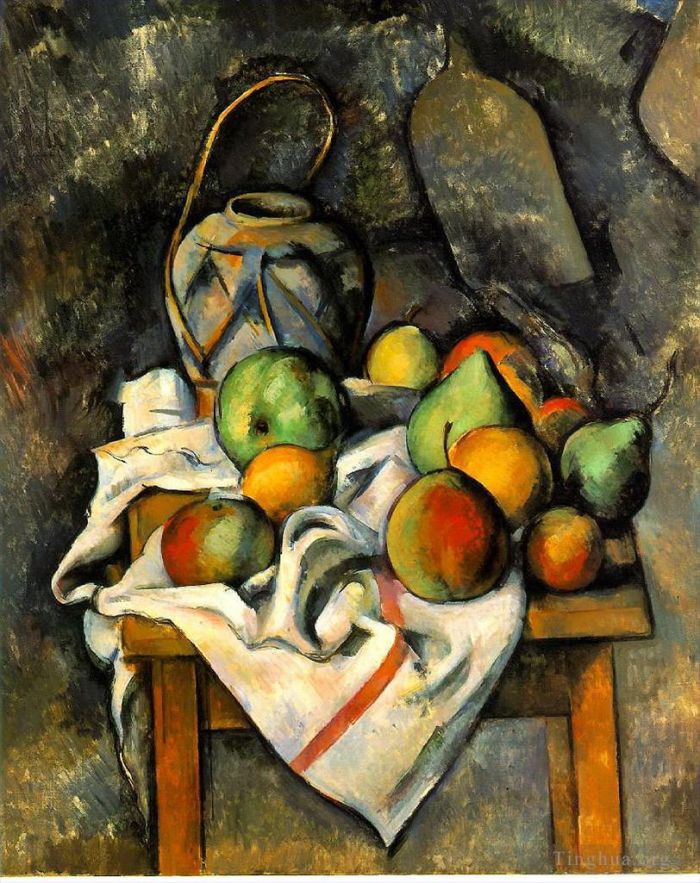 Paul Cezanne Oil Painting - Ginger Jar