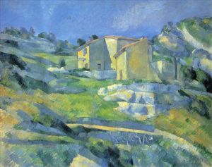 Artist Paul Cezanne's Work - Houses at the LEstaque