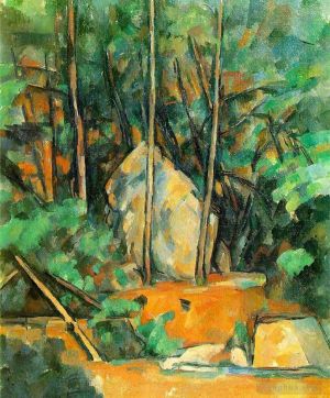 Artist Paul Cezanne's Work - In the Park of Chateau Noir