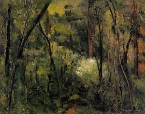 Artist Paul Cezanne's Work - In the Woods 2