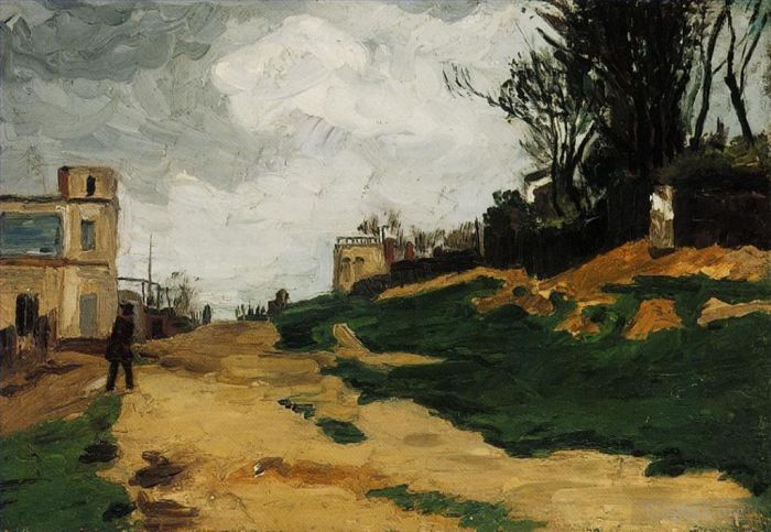 Paul Cezanne Oil Painting - Landscape 1862