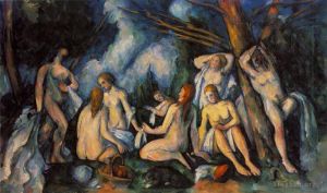 Artist Paul Cezanne's Work - Large Bathers