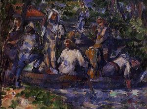 Artist Paul Cezanne's Work - Leaving on the Water