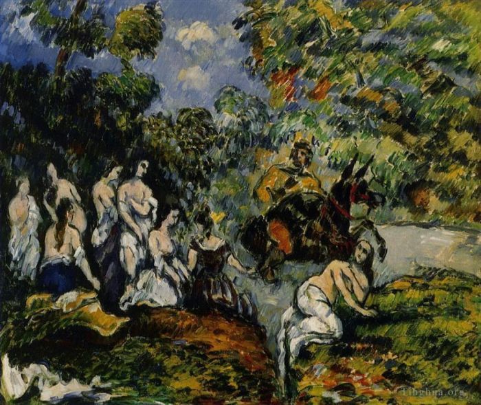 Paul Cezanne Oil Painting - Legendary Scene