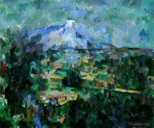 Artist Paul Cezanne's Work - Montagne Sainte Victoire from Lauves