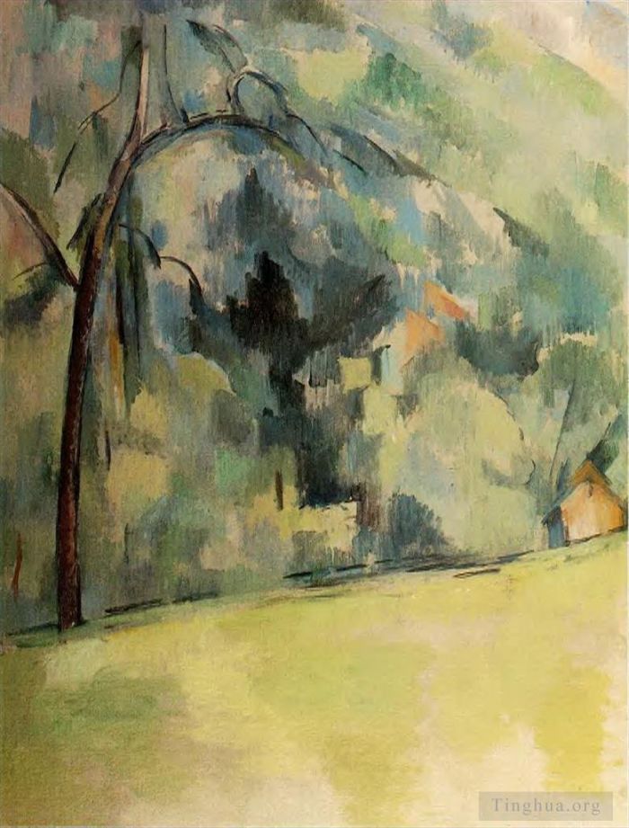 Paul Cezanne Oil Painting - Morning in Provence
