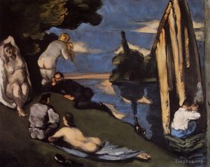 Artist Paul Cezanne's Work - Pastoral or Idyll
