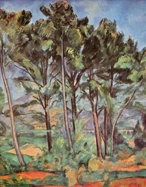 Artist Paul Cezanne's Work - Pine and Aqueduct