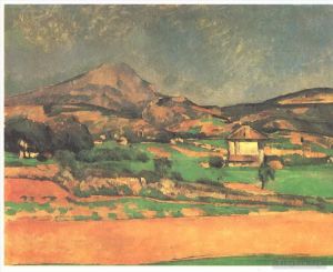 Artist Paul Cezanne's Work - Plain by Mont Sainte-Victoire