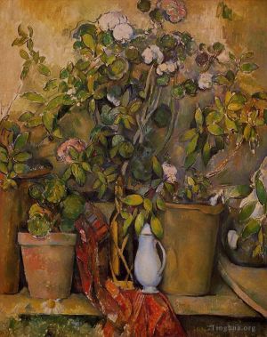 Artist Paul Cezanne's Work - Potted Plants