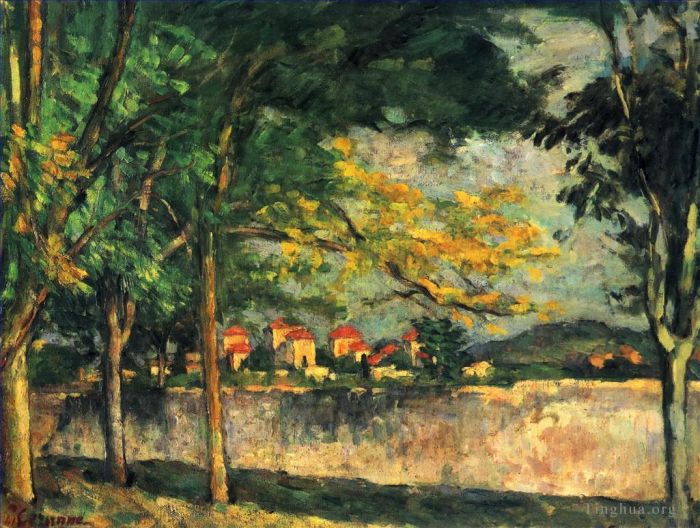 Paul Cezanne Oil Painting - Road