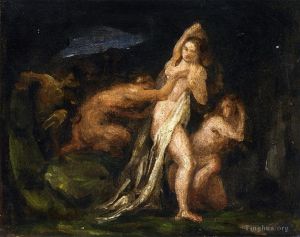 Artist Paul Cezanne's Work - Satyres and Nymphs