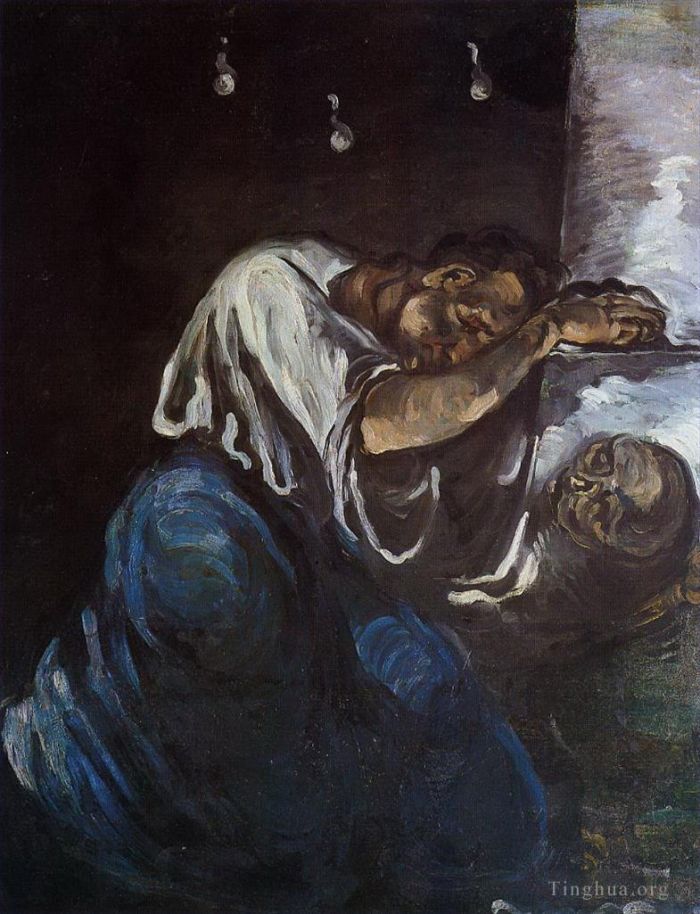 Paul Cezanne Oil Painting - Sorrow