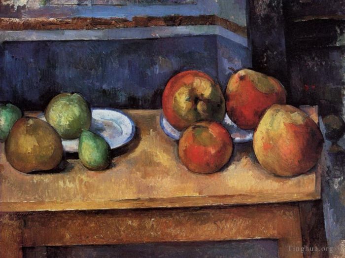 Paul Cezanne Oil Painting - Still Life Apples and Pears