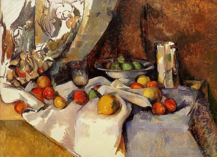 Paul Cezanne Oil Painting - Still Life with Apples