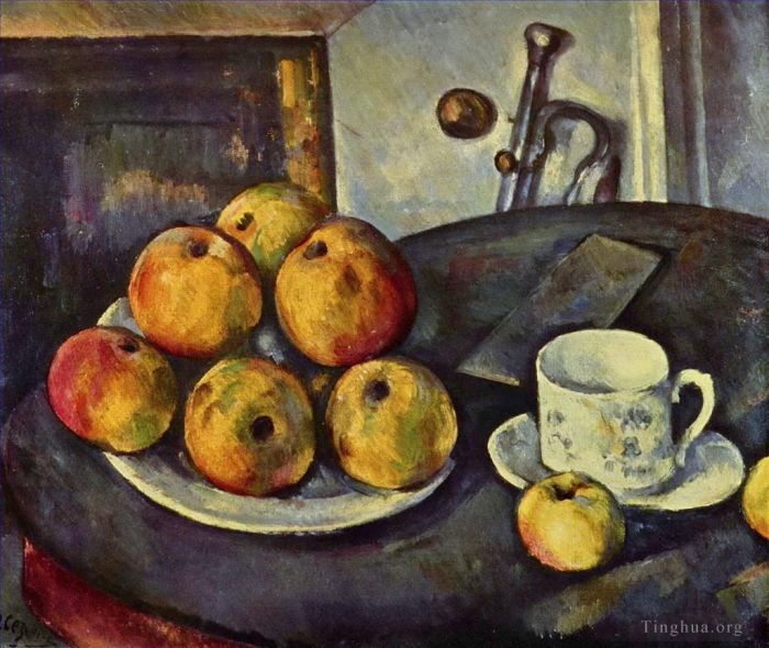 Paul Cezanne Oil Painting - Still Life with Apples 2