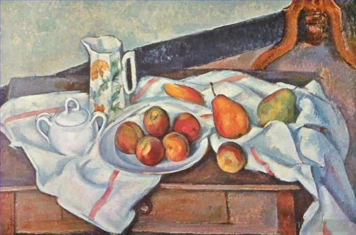 Paul Cezanne Oil Painting - Still Life with Sugar