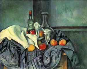 Artist Paul Cezanne's Work - Still life peppermint bottle