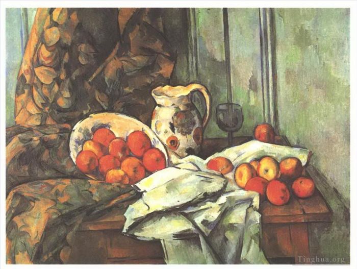 Paul Cezanne Oil Painting - Still life with jug