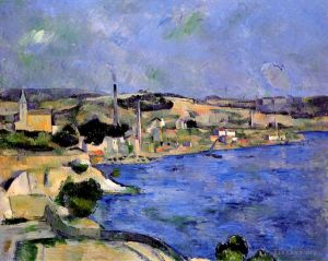 Artist Paul Cezanne's Work - The Bay of lEstaque and Saint Henri