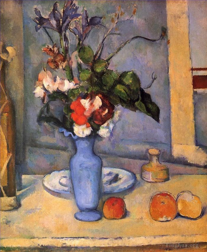 Paul Cezanne Oil Painting - The Blue Vase