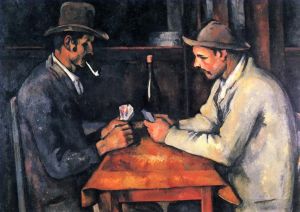Artist Paul Cezanne's Work - The Card Players 2
