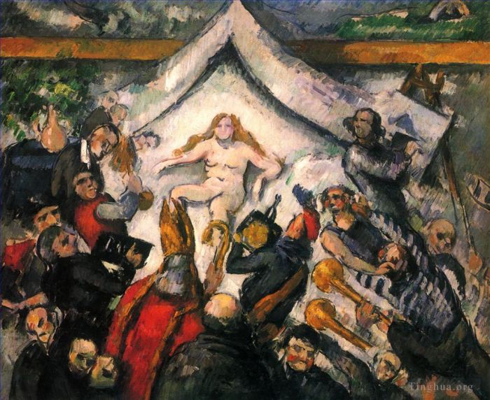Paul Cezanne Oil Painting - The Eternal Woman