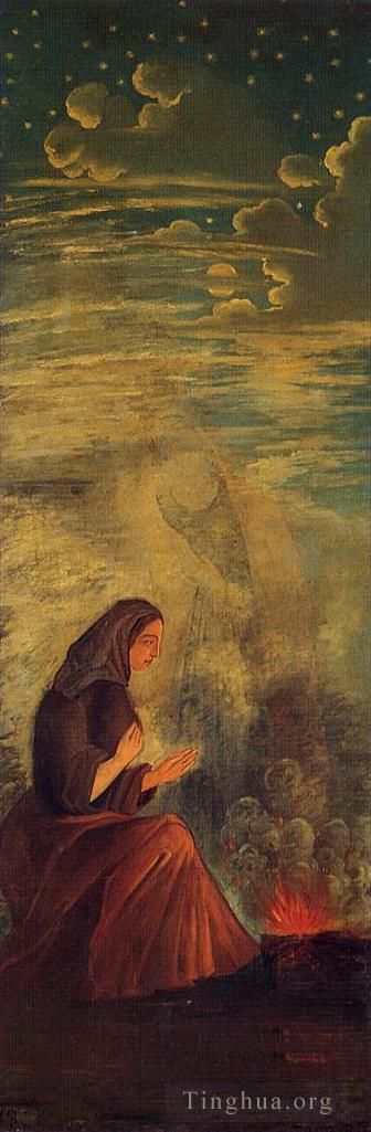 Paul Cezanne Oil Painting - The Four Seasons Winter