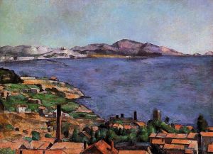 Artist Paul Cezanne's Work - The Gulf of Marseille Seen from LEstaque