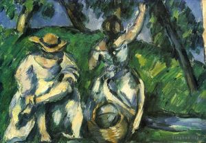 Artist Paul Cezanne's Work - The Obstpfluckerin