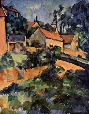 Artist Paul Cezanne's Work - Turning Road at Montgeroult