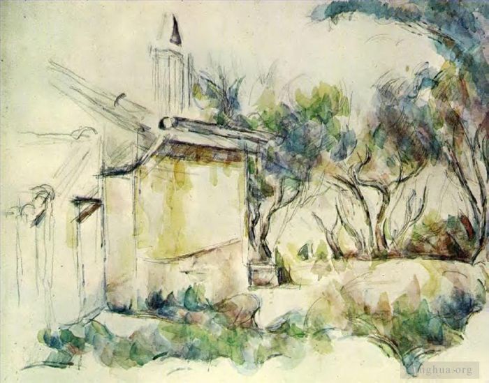 Paul Cezanne Various Paintings - Jourdans Cottage