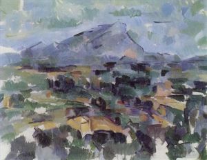 Artist Paul Cezanne's Work - Mont Sainte Victoire 1906