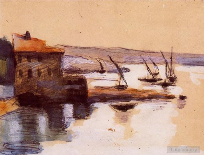 Paul Cezanne Various Paintings - Seascape