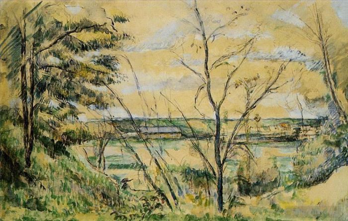 Paul Cezanne Various Paintings - The Oise Valley