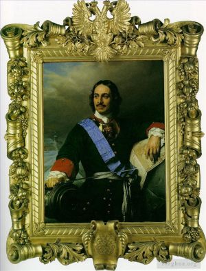 Artist Paul Delaroche's Work - Peter the Great of Russia 183Hippolyte Delaroche