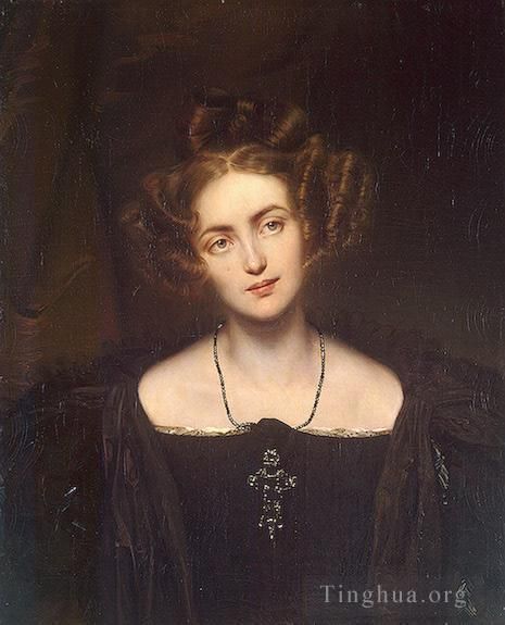 Paul Delaroche Oil Painting - Portrait of Henrietta Sontag Hippolyte Delaroche
