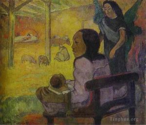 Artist Paul Gauguin's Work - Baby The Nativity
