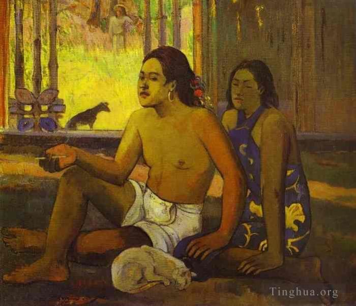 Paul Gauguin Oil Painting - Eiaha Ohipa Not Working