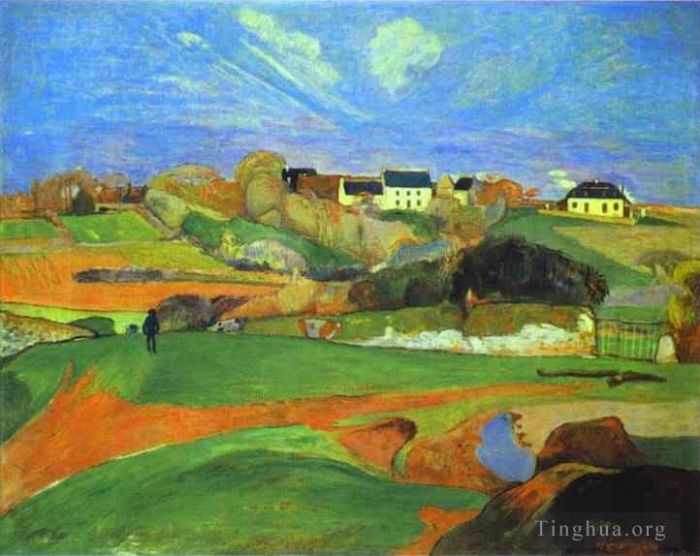 Paul Gauguin Oil Painting - Landscape