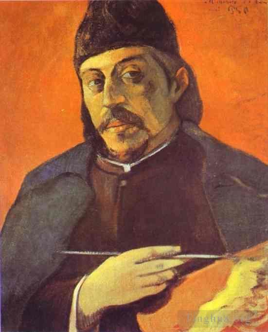 Paul Gauguin Oil Painting - Self portrait