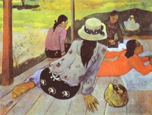 Artist Paul Gauguin's Work - Siesta