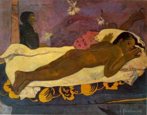 Artist Paul Gauguin's Work - Spirit of the Dead Watching