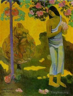 Artist Paul Gauguin's Work - Te avae no Maria Month of Maria